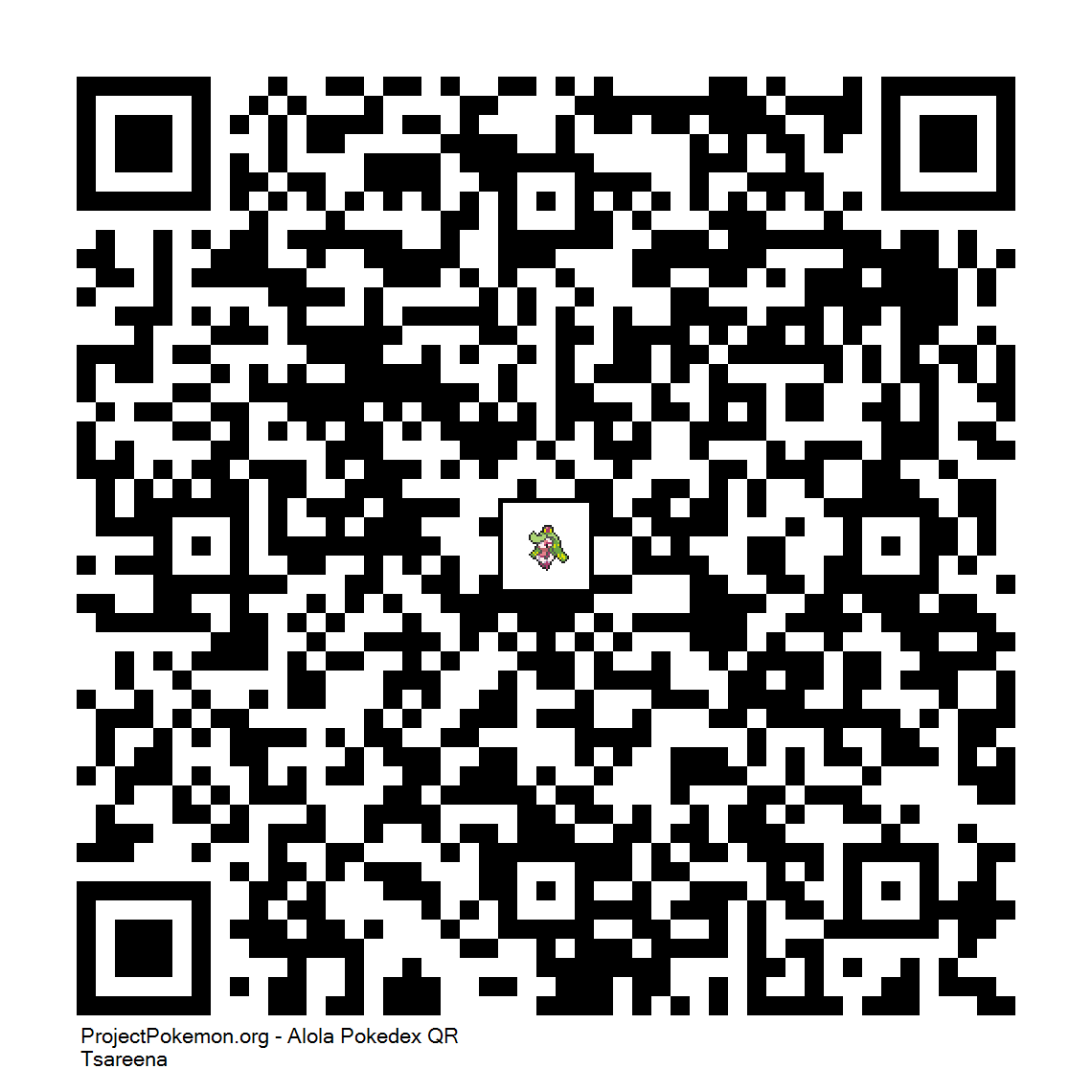 Cdigo QR de Tsareena